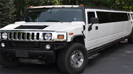 White Hummer Limo Hire Bedford