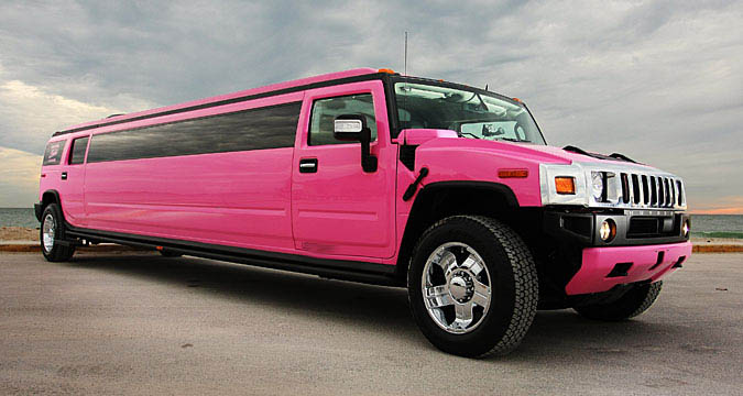 Bedford Limo Hire Pink Hummer